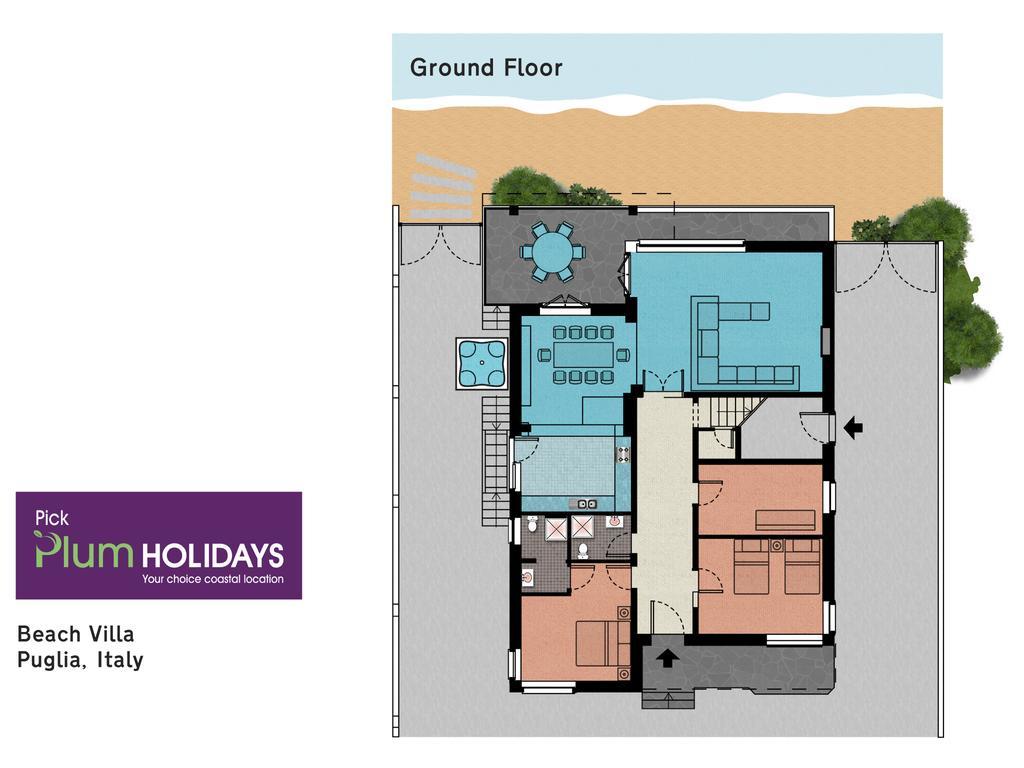 Luxury Beach Villa Puglia Italy ปุลซาโน ภายนอก รูปภาพ